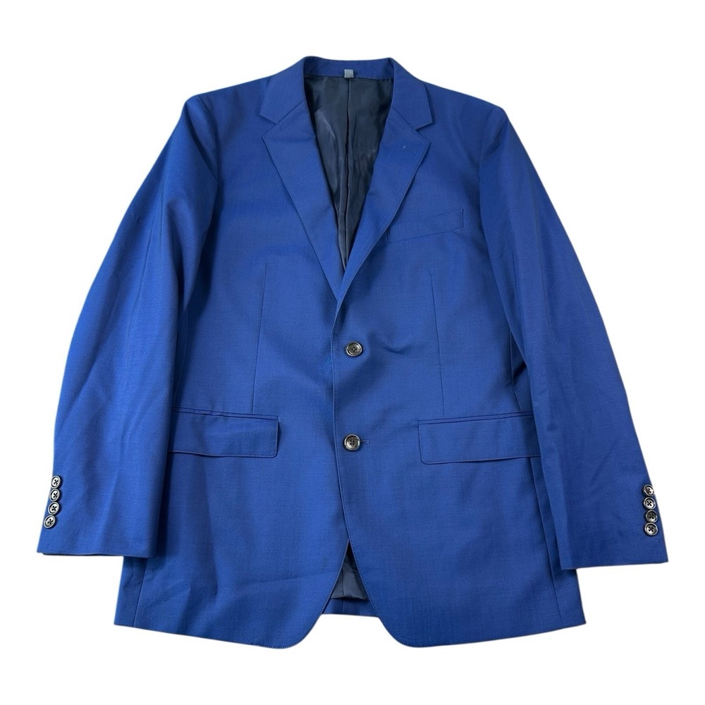 Bonobos Royal Blue Marzotto Wool Slim Fit Men's Blazer Size 40R